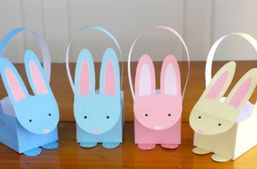  Egyszerű édes húsvéti kosárkák nyomtatható sablonnal: az utolsó pillanatban is elkészítheted