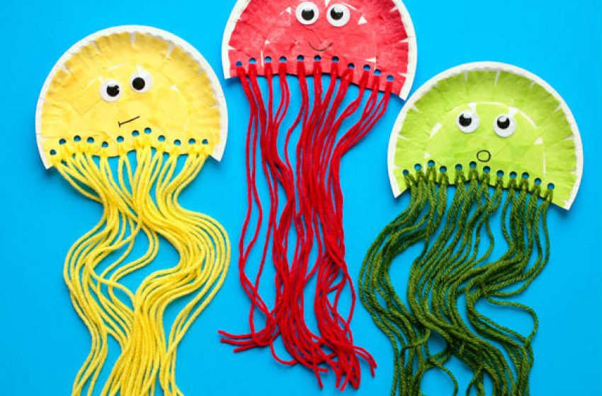  Kreatív nyári ötlet: így készíts medúzát papírtányérból