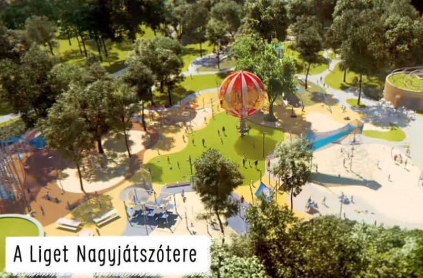 Az ország legnagyobb és legmodernebb játszótere épül a Városligetben: itt a látványterv