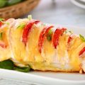 Sajtos, paradicsomos Hasselback-csirkemell: minden finomsággal töltve &ndash; 3 &ndash; Anyanet