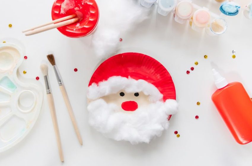  Mikulások papírtányérból: 3 ötlet ragasztva, festve